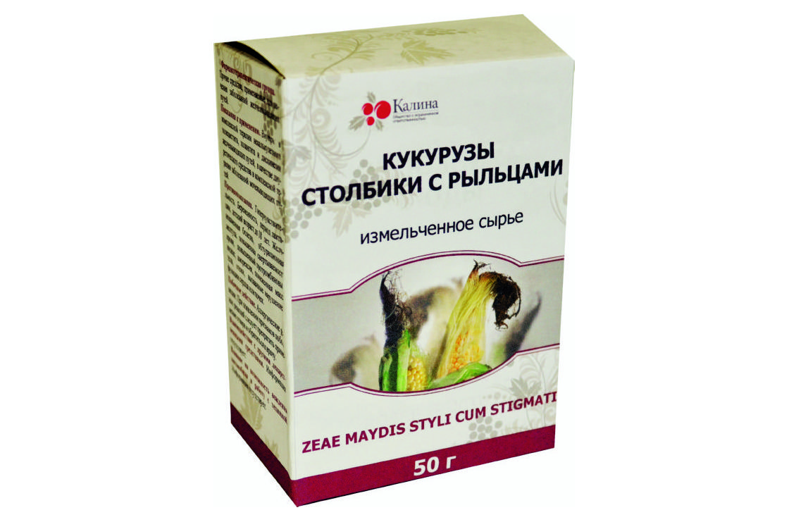 Кукурузы столбики с рыльцами